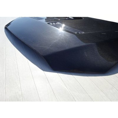 画像3: Z.S.S. ZSS CZ4A ランエボ10 ランエボX ランサーエボリューション 純正形状 ノーマル形状 綾織り ダクト付 エアロ カーボンボンネット