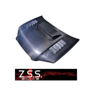 画像1: Z.S.S. ZSS GDB インプレッサ 中期 C型 D型 綾織り ダクト付き エアロ カーボンボンネット