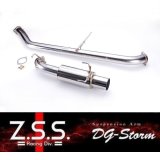 Z.S.S. ZSS S13 シルビア RPS13 180SX ターボ 直管 ストレート マフラー 砲弾型 SR20DET 競技用