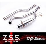 Z.S.S. ZSS JZX100 マーク2 チェイサー クレスタ ターボ 直管 ストレート マフラー 砲弾型 1JZ-GTE 競技用