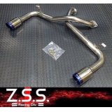 Z.S.S. ZSS UZZ40 ソアラ レクサス LEXUS SC430 直管 ストレート チタンテール マフラー 左右出し  競技用 3UZ-FE