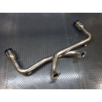 画像4: Z.S.S. ZSS UZZ40 ソアラ レクサス LEXUS SC430 直管 ストレート チタンテール マフラー 左右出し  競技用 3UZ-FE