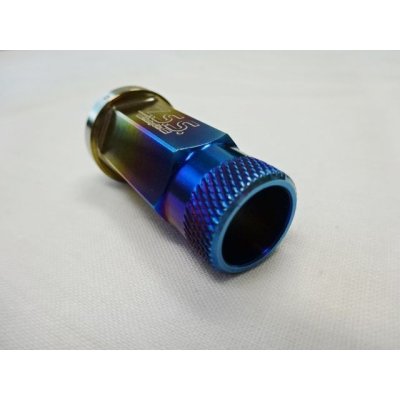 画像4: Z.S.S. チタン合金 レーシングナット ホイールナット 貫通ナット M12×P1.25 20本入 ニッサン 日産 スバル スズキ ブルーグラデーション 17HEX テーパー