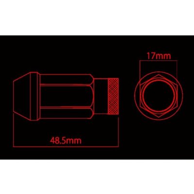 画像6: Z.S.S. チタン合金 レーシングナット ホイールナット 貫通ナット M12×P1.25 20本入 ニッサン 日産 スバル スズキ ブルーグラデーション 17HEX テーパー