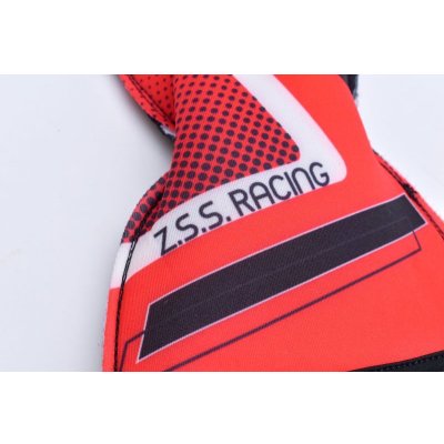 画像8: Z.S.S. ZSS レーシンググローブ 成人用 ブラック×レッド Mサイズ レース カート グリップ ドリフト 走行会に 手袋 ファブリック