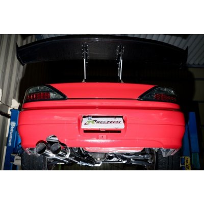 画像12: Z.S.S. ZSS S14 S15 シルビア ターボ 直管 ストレート デュアル 2本出し マフラー 砲弾型 SR20DET 競技用 タイプR