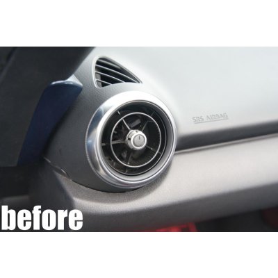 画像6: ドライカーボン インテリアパネル ND5RC ND5RE ロードスター エアコンカバー 吹き出し口 3点セット