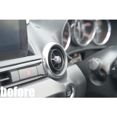 画像7: ドライカーボン インテリアパネル ND5RC ND5RE ロードスター エアコンカバー 吹き出し口 3点セット