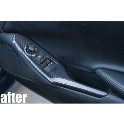 画像8: ドライカーボン インテリアパネル ND5RC ND5RE ロードスター ウインドウスイッチ スイッチパネルカバー 左右セット