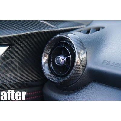画像11: ドライカーボン インテリアパネル ND5RC ND5RE ロードスター エアコンカバー 吹き出し口 3点セット