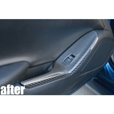 画像11: ドライカーボン インテリアパネル ND5RC ND5RE ロードスター ウインドウスイッチ スイッチパネルカバー 左右セット