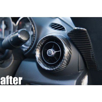 画像9: ドライカーボン インテリアパネル ND5RC ND5RE ロードスター エアコンカバー 吹き出し口 3点セット