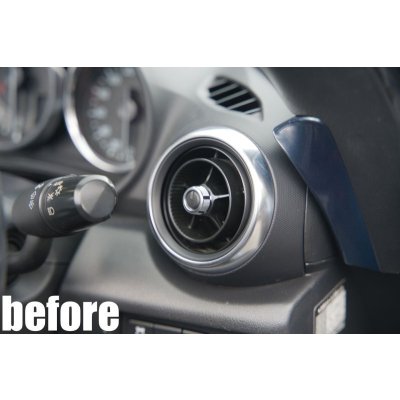 画像5: ドライカーボン インテリアパネル ND5RC ND5RE ロードスター エアコンカバー 吹き出し口 3点セット