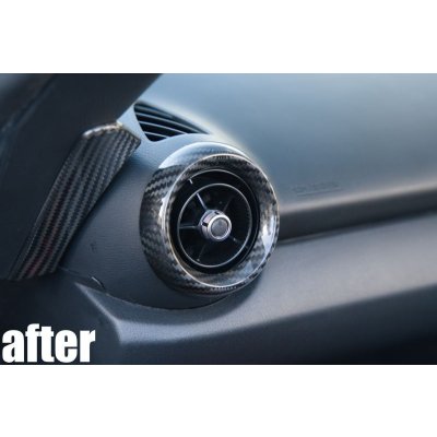 画像12: ドライカーボン インテリアパネル ND5RC ND5RE ロードスター エアコンカバー 吹き出し口 3点セット