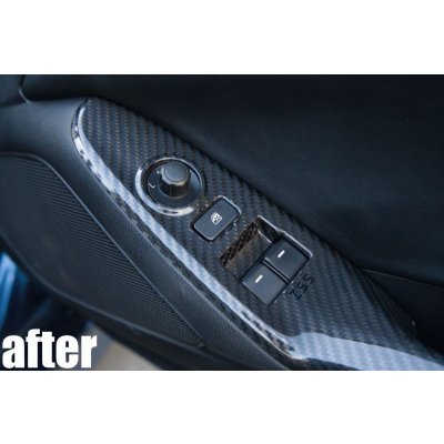 画像9: ドライカーボン インテリアパネル ND5RC ND5RE ロードスター ウインドウスイッチ スイッチパネルカバー 左右セット
