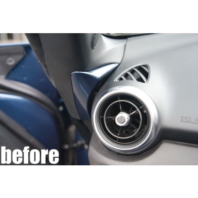 画像8: ドライカーボン インテリアパネル ND5RC ND5RE ロードスター エアコンカバー 吹き出し口 3点セット