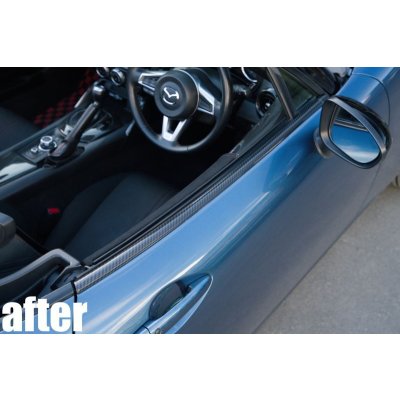 画像6: ドライカーボン インテリアパネル ND5RC ND5RE ロードスター ドアモールカバー 左右