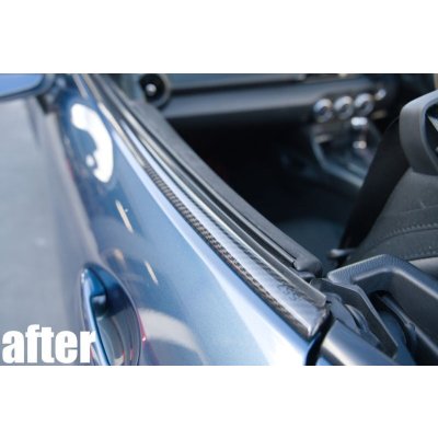 画像9: ドライカーボン インテリアパネル ND5RC ND5RE ロードスター ドアモールカバー 左右