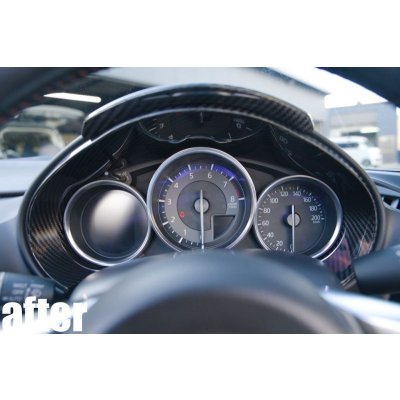 画像7: ドライカーボン インテリアパネル ND5RC ND5RE ロードスター メーターインナーフードパネル カバー