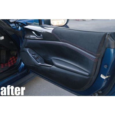 画像8: ドライカーボン ウルトラスエード インテリアパネル ND5RC ND5RE ロードスター ドアトリム ドアパネル 3点セット