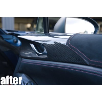 画像10: ドライカーボン ウルトラスエード インテリアパネル ND5RC ND5RE ロードスター ドアトリム ドアパネル 3点セット