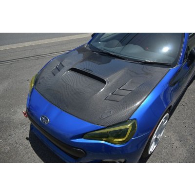 画像11: Z.S.S. ZSS ZN6 86 ハチロク ZC6 BRZ 綾織り ダクト付き エアロ カーボンボンネット