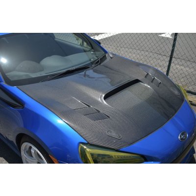 画像9: Z.S.S. ZSS ZN6 86 ハチロク ZC6 BRZ 綾織り ダクト付き エアロ カーボンボンネット