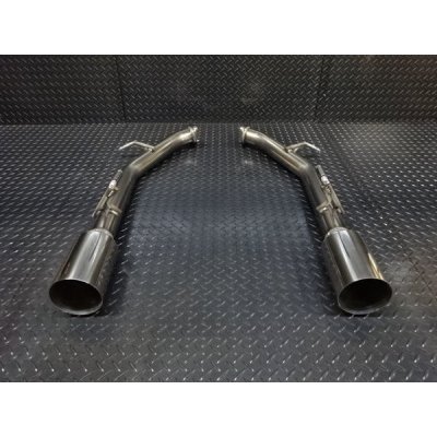 画像3: Z.S.S. Attack-ST Y51 KY51 日産 フーガ ストレート マフラー 左右出し 直管 オールステンレス 競技用 サイレンサー付 ZSS