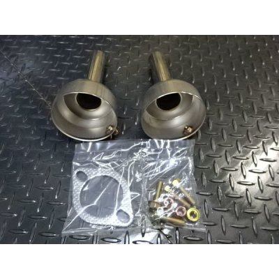 画像7: Z.S.S. Attack-ST Y51 KY51 日産 フーガ ストレート マフラー 左右出し 直管 オールステンレス 競技用 サイレンサー付 ZSS