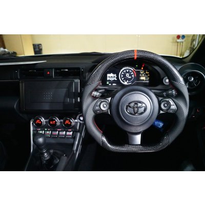 画像8: Z.S.S. ステアリング ハンドル 純正交換タイプ ZN6 後期 ZN8 ZD8 BRZ カーボン レザー