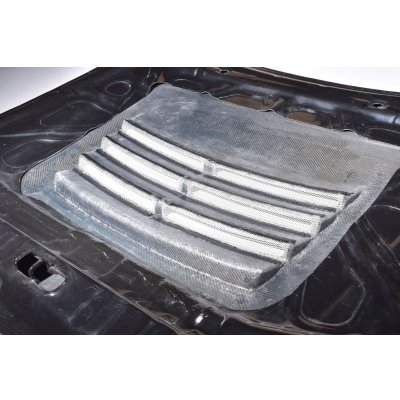 画像9: Z.S.S. ZSS R34 BNR34 スカイライン GT-R GTR 綾織り ダクト付き エアロ カーボンボンネット タイプ2