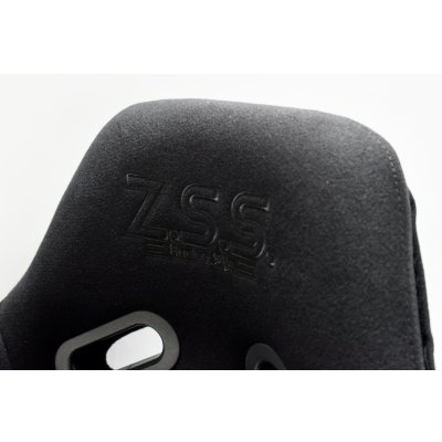 画像10: Z.S.S. フルバケットシート フルバケ ブラック FRPシェル ブラックステッチ 背面カバー付き 裏ロゴ