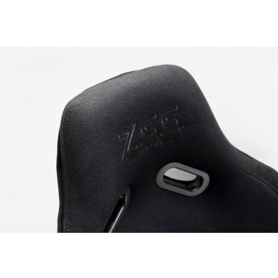 画像11: Z.S.S. フルバケットシート フルバケ ブラック FRPシェル ブラックステッチ 背面カバー付き 裏ロゴ