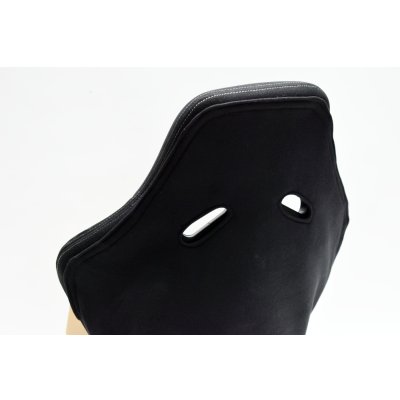 画像10: Z.S.S. フルバケットシート フルバケ ブラック FRPシェル シルバーステッチ 銀 背面カバー付き 裏ロゴ