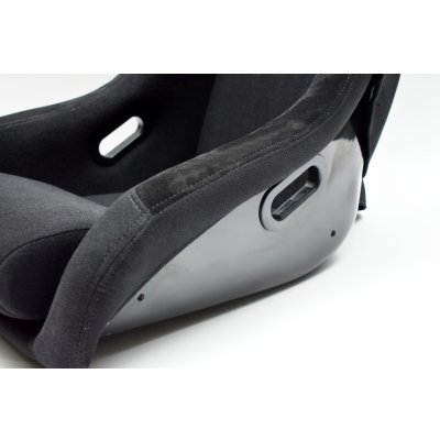 画像9: Z.S.S. フルバケットシート フルバケ ブラック FRPシェル ブラックステッチ 背面カバー付き 裏ロゴ