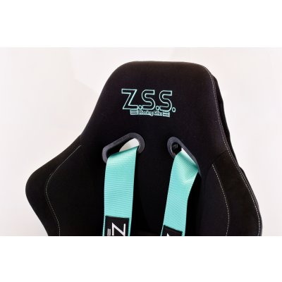 画像9: Z.S.S. ZSS 4点式 レーシングハーネス シートベルト ミントグリーン 緑 カムロック式 3インチ ハーネス 汎用品