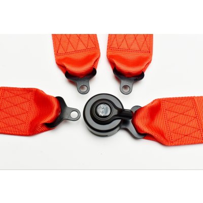 画像7: Z.S.S. ZSS 4点式 レーシングハーネス シートベルト レッド 赤 カムロック式 3インチ ハーネス 汎用品