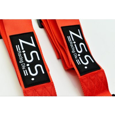 画像6: Z.S.S. 5点式 シートベルト レーシングハーネス カムロック レッド