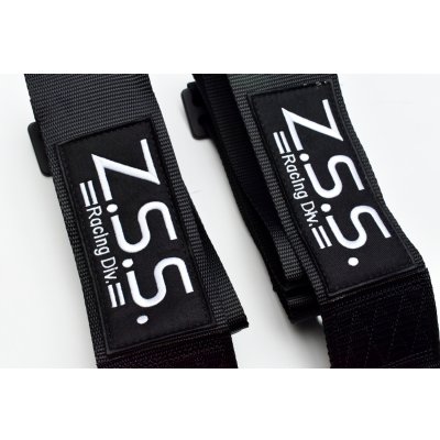 画像5: Z.S.S. ZSS 4点式 レーシングハーネス シートベルト ブラック 黒 カムロック式 3インチ ハーネス 汎用品