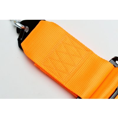 画像4: Z.S.S. ZSS 4点式 レーシングハーネス シートベルト ネオンオレンジ 橙色 カムロック式 3インチ ハーネス 汎用品