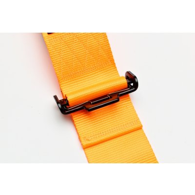 画像3: Z.S.S. ZSS 4点式 レーシングハーネス シートベルト ネオンオレンジ 橙色 カムロック式 3インチ ハーネス 汎用品