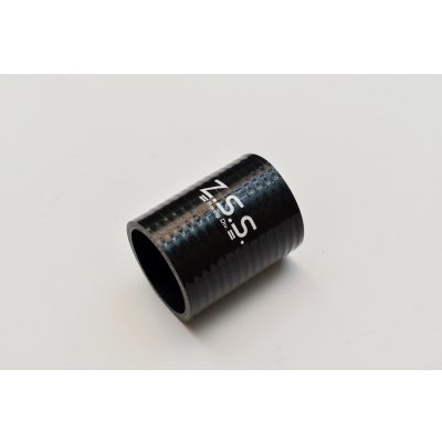画像1: Z.S.S. シリコン ラジエターホース Φ50 72mm 汎用 ストレートホース ブラック