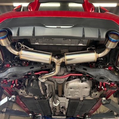 画像7: Tiテール 左右出しマフラー(競技専用)