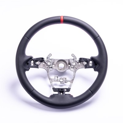 画像2: スポーツステアリング レザー調 純正互換 GRヤリス