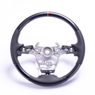 画像2: スポーツステアリング カーボン調 純正互換 GRヤリス