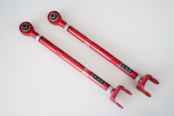 画像7: Z.S.S. DG-storm Z33 フェアレディZ V35 スカイライン 調整式 リアロアアーム トーコントロールアーム ロッド リアコイルオーバー用 ピロボール仕様 (7)