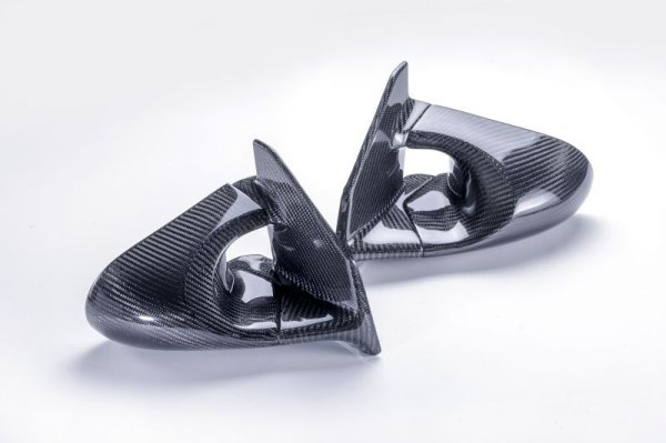 画像3: Z.S.S ZSS CT9A ランエボ7 ランエボ8 ランエボ9 ランサーエボリューション 綾織り カーボン エアロ ドアミラー 電動 左右セット (3)