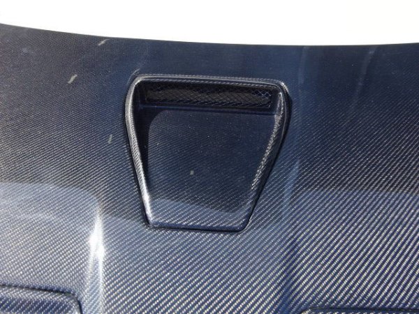 画像5: Z.S.S. ZSS CZ4A ランエボ10 ランエボX ランサーエボリューション 純正形状 ノーマル形状 綾織り ダクト付 エアロ カーボンボンネット (5)