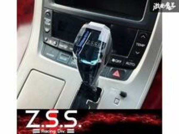 画像1: Z.S.S. ZSS クリスタル シフトノブ 7色 LED イルミネーション 充電式 汎用品 M8 M10 M12 (1)