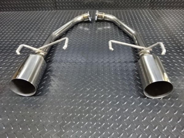 画像2: Z.S.S. ZSS GRX130 GRX133 マークX MARKX 直管 ストレート マフラー ステンレス インナーサイレンサー付 左右出し 4GR-FSE 2GR-FSE 競技用 (2)